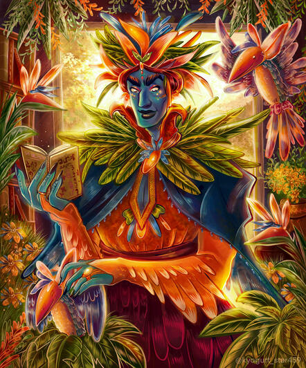 The Library of the Birds of Paradise